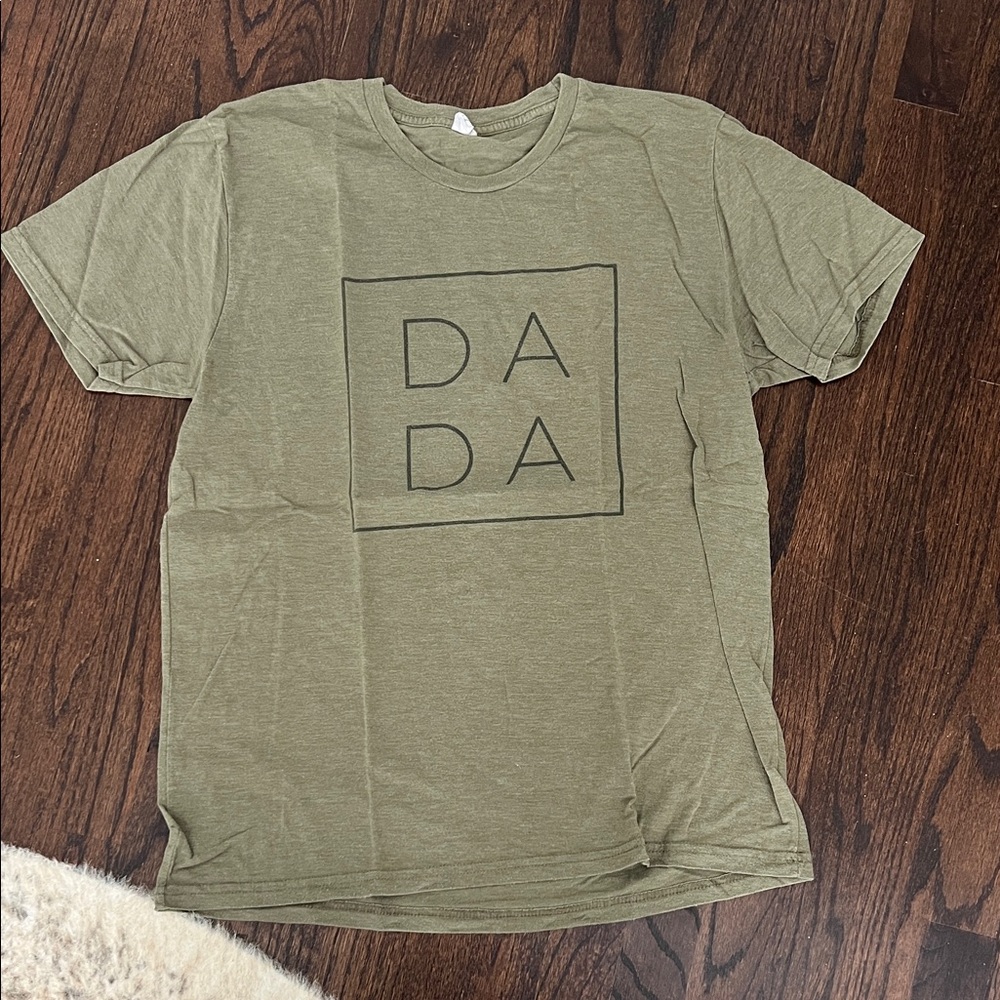 “DADA” Olive Graphic Men's Tee